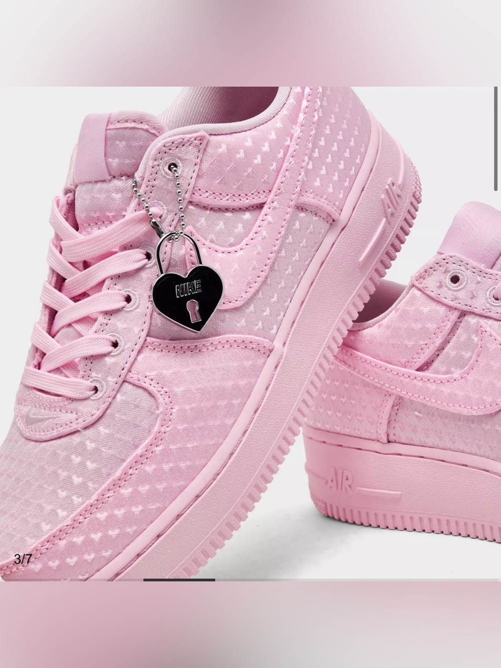 Nike Pink Air Force 1 ‘07 SE “Valentine’s Day” Women’s Size 6